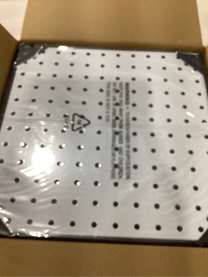 Condition photo showing New/Like New for peg board kit, includes pegboard and accessories,with hooks and bins,peg board wall organizer for office,ornaments display,crafts organization (129, white) 129 white