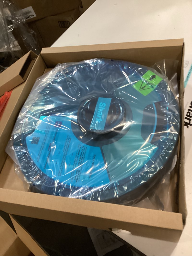 Condition photo showing As Is for Shark Matrix Plus Robot Vacuum and Mop with Self-Empty HEPA Base, Sonic Mopping, Matrix Clean, Home Mapping, HEPA Bagless Self Empty Base, CleanEdge, for Pet Hair, UR2650WS Wet and Dry Self-Empty (Black)