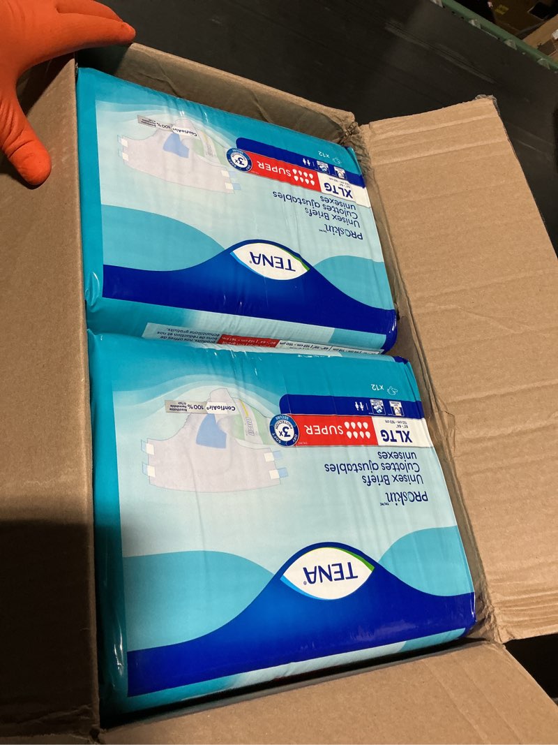 Condition photo showing New/Like New for tena proskin unisex adult diapers  maximum absorbency  xl  48 ct