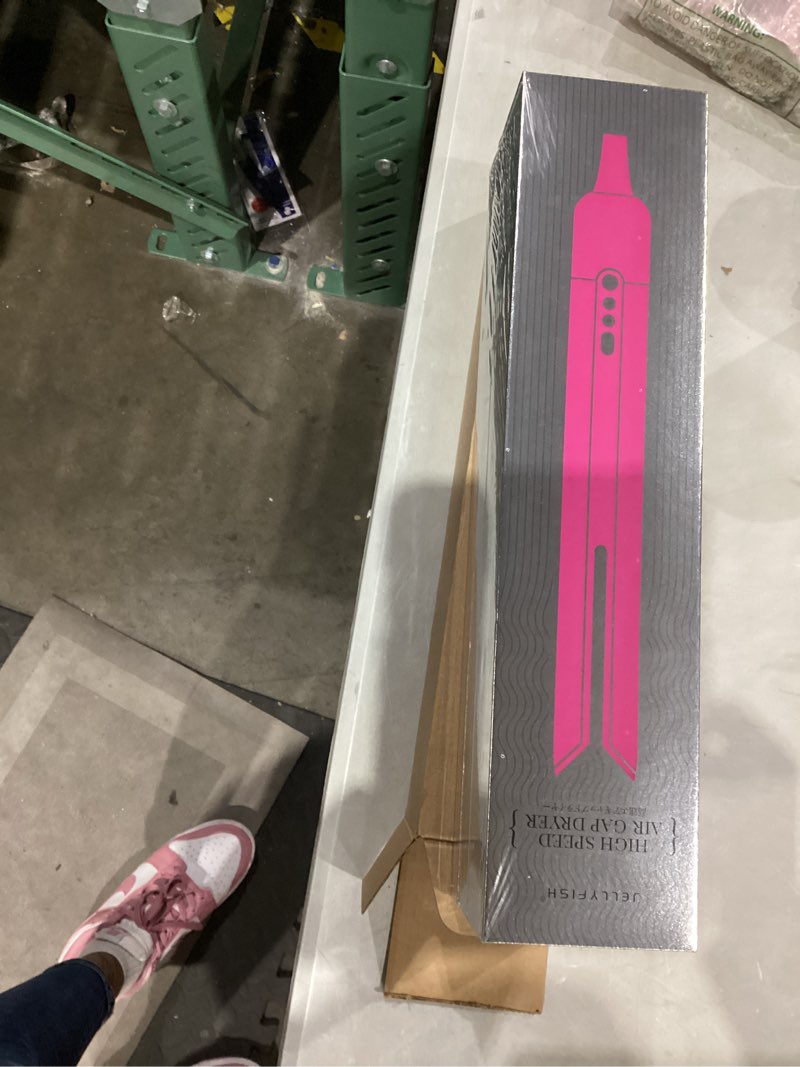 Condition photo showing New/Like New for Hair Dryer Air Straightener Non-Movable Clamp Flat Iron No Heated Plates No Damage No Hand-Feeding Automatic Draws Hair Straighteners 2 in 1 Dry & Straight Styling Blower Tool for Women 1A to 2A Hair Dreamy Blue