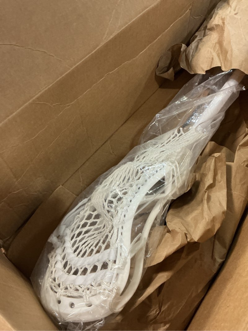 Condition photo showing Good Condition for signature starter stick - 28" or 19.5" - the best starter stick for kids - pro strung pocket, lightweight plastic shaft, play ready lacrosse stick, for entry level first time player 28”