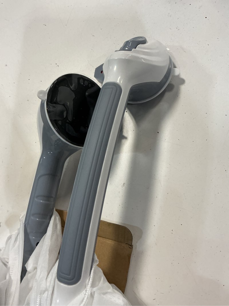 Condition photo showing Good Condition for grab bars for shower and bathtubs, 16.7 inch shower handle with indicators, shower suction grab bar for shower chair stool and bathtubs, safety gifts for seniors, elderly & handicap, 2 pack white-standard