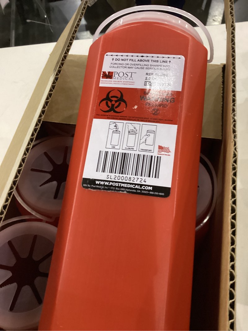 Biohazard garbage bins