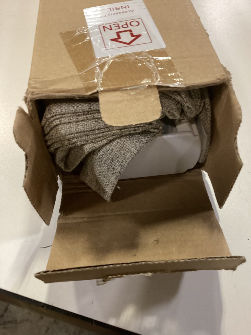 Condition photo showing Good Condition for Joydeco Cordless Roman Shades, Linen Fabric Window Blinds, Thermal Insulated Blackout Blinds, Room Darkening Shades for Indoor Windows, Easy to Install, 23" W×75" H, Linen Linen 23"W x 75"H