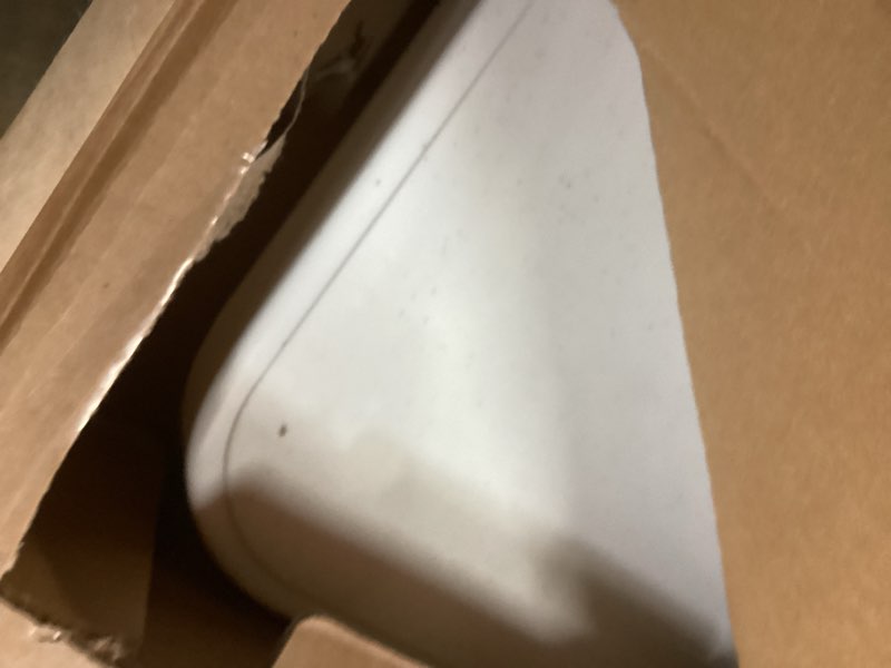 Condition photo showing Good Condition for Folding Table 6FT HDPE 6 Foot Foldable Table Portable Banquet Surface Fold-in-Half Desk Utility for Working Meeting Parties, Picnic, Camping, Weddings, Catering, Garden Dining-White White 6 FOOT