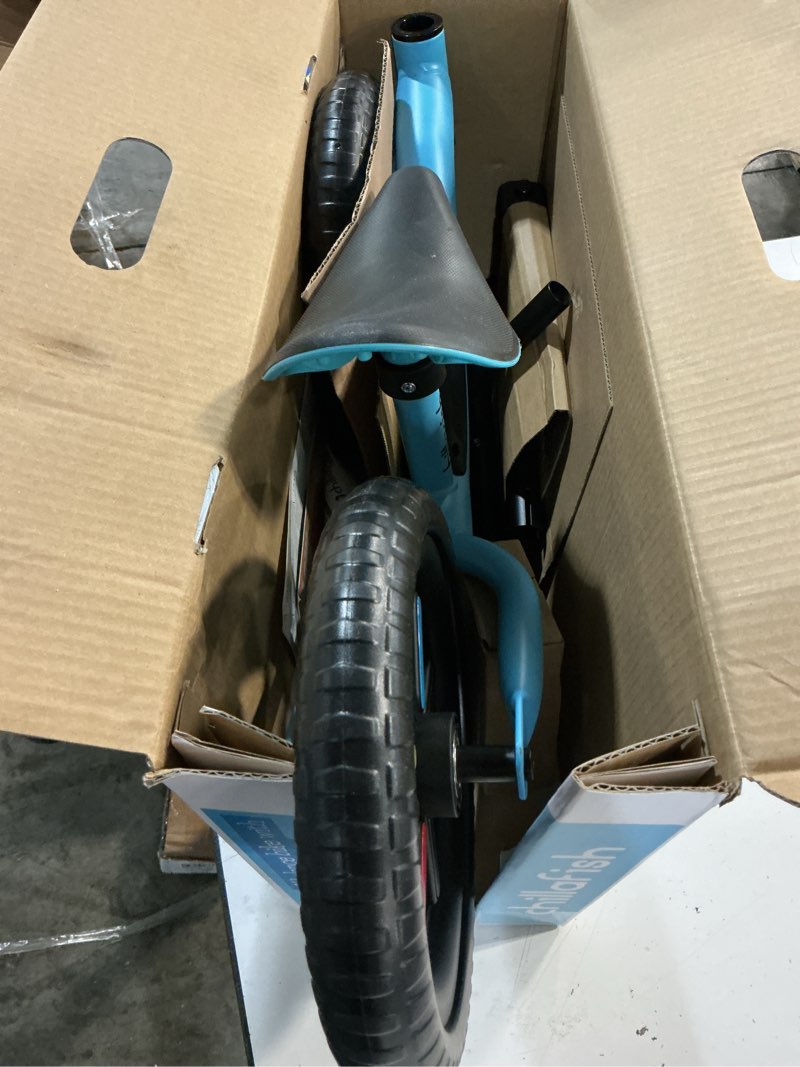 Condition photo showing As Is for chillafish charlie glow lightweight balance bike with light-up wheels