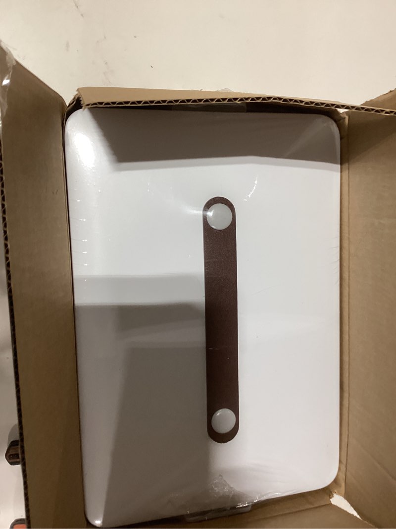 Condition photo showing As Is for CTIME 3-Tier Medicine Organizer - Portable Medicine Cabinet with Leather Handle, Empty First Aid Kit for Home