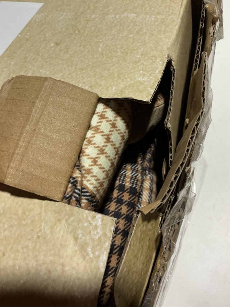 Condition photo showing Good Condition for Woolrich Comforter Set, Cabin Lodge, Warm Cover for Colder Season, Modern Cottage-Inspired Down Alternative Ultra Soft Microfiber Bedding, Matching Sham, Plaid Brown Full/Queen 4 Piece