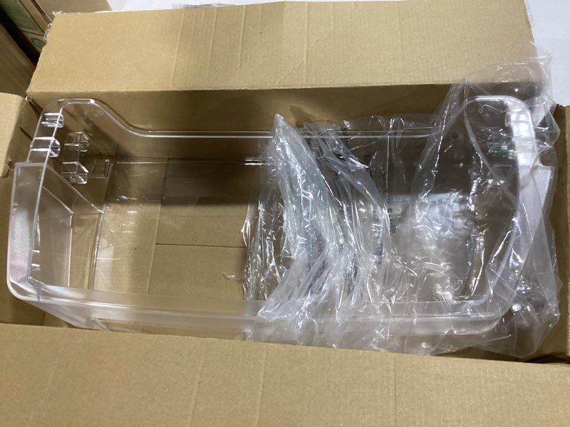 Condition photo showing Good Condition for wr71x24428 wr71x38318 refrigerator door shelf bin compatible with g-e refrigerator door shelf replacement 4975917 ap7175677 ps16619590 eap16619590 by ami parts