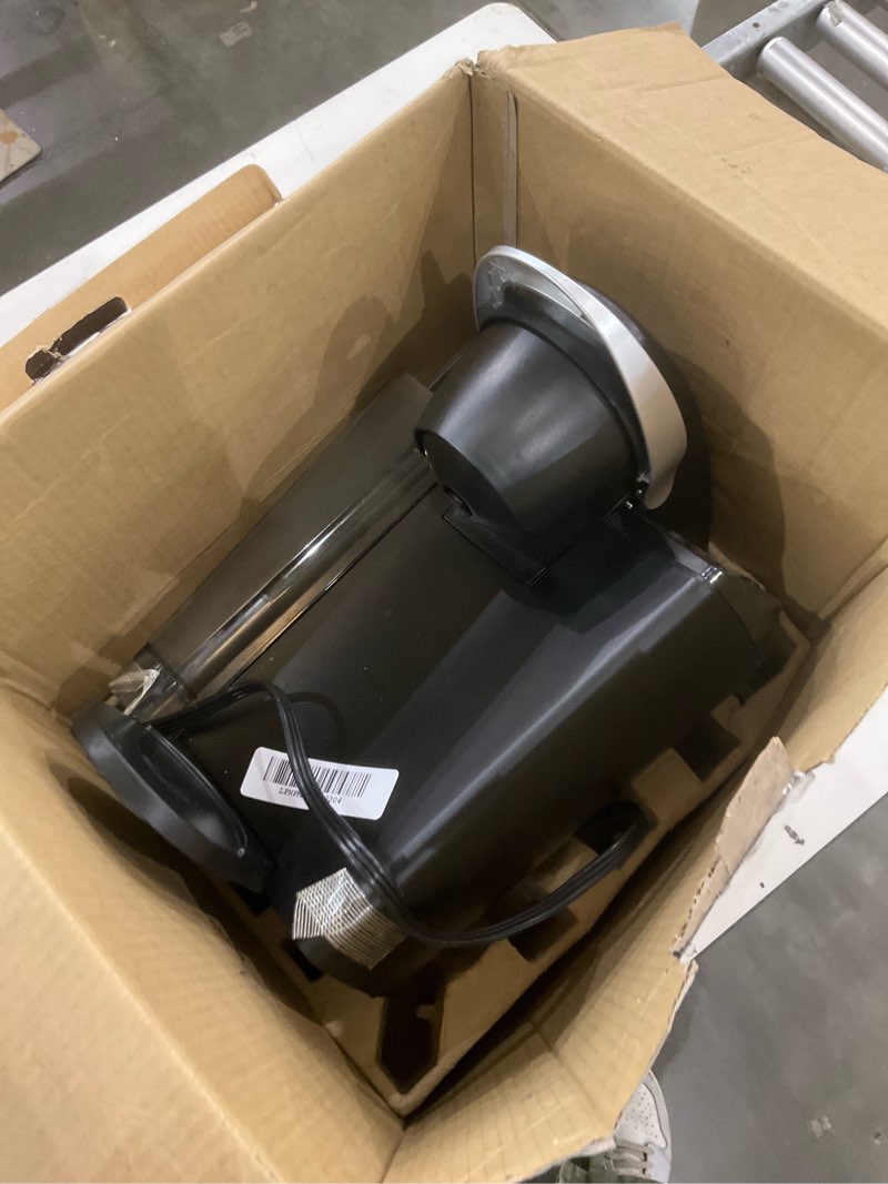 Condition photo showing As Is for Keurig K-Classic Single Serve K-Cup Pod Coffee Maker, with 3 Brew Sizes, 48oz Removable Reservoir, Black