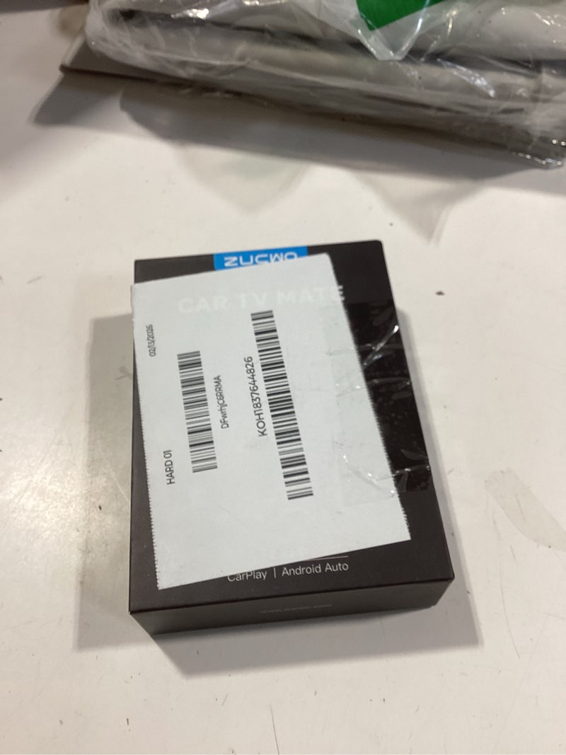 Condition photo showing New/Like New for wireless carplay adapter & car tv mate support video hdmi converter for tv stick/game machine, 2-in-1 carplay hdmi multimedia for cars with factory wired carplay from 2016, plug & play, black