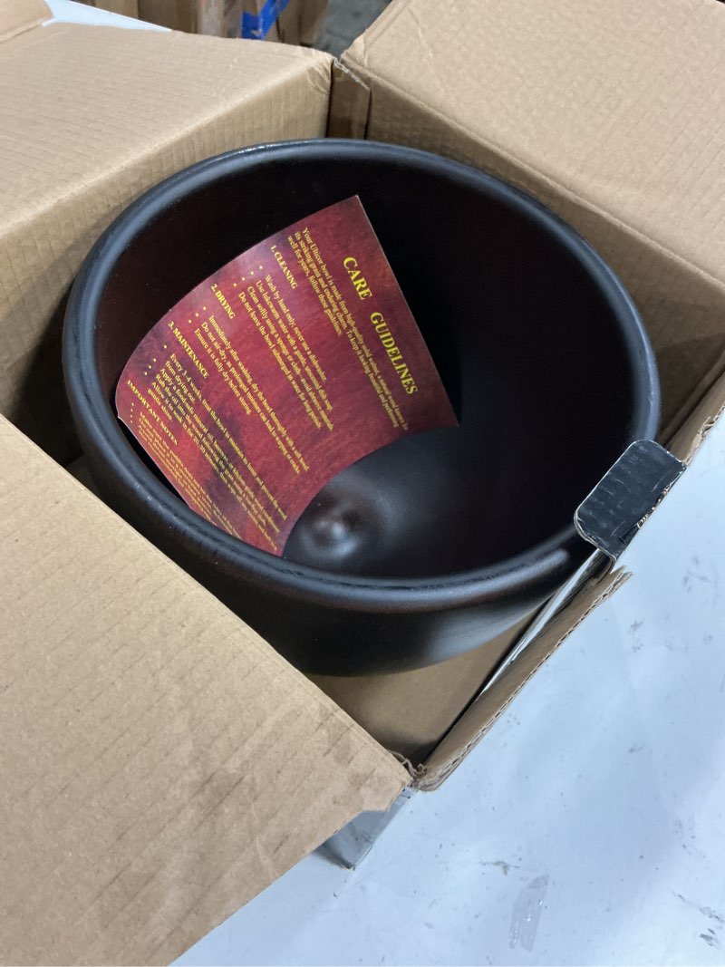 Condition photo showing Good Condition for ulticor premium walnut wood mixing bowl compatible with kitchenaid 4.5 & 5 qt tilt-head models – natural true walnut wooden bowl with stainless steel locking base | 5qt