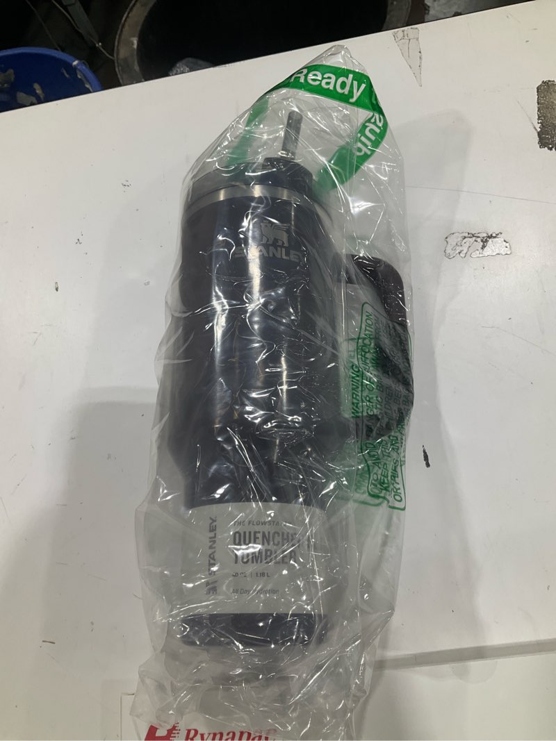 Condition photo showing New/Like New for stanley quencher h2.0 tumbler with handle and straw 40 oz | flowstate 3-position lid | cup holder compatible for travel | insulated stainless steel cup | bpa-free | mahogany gloss 40 ounces mahogany gloss