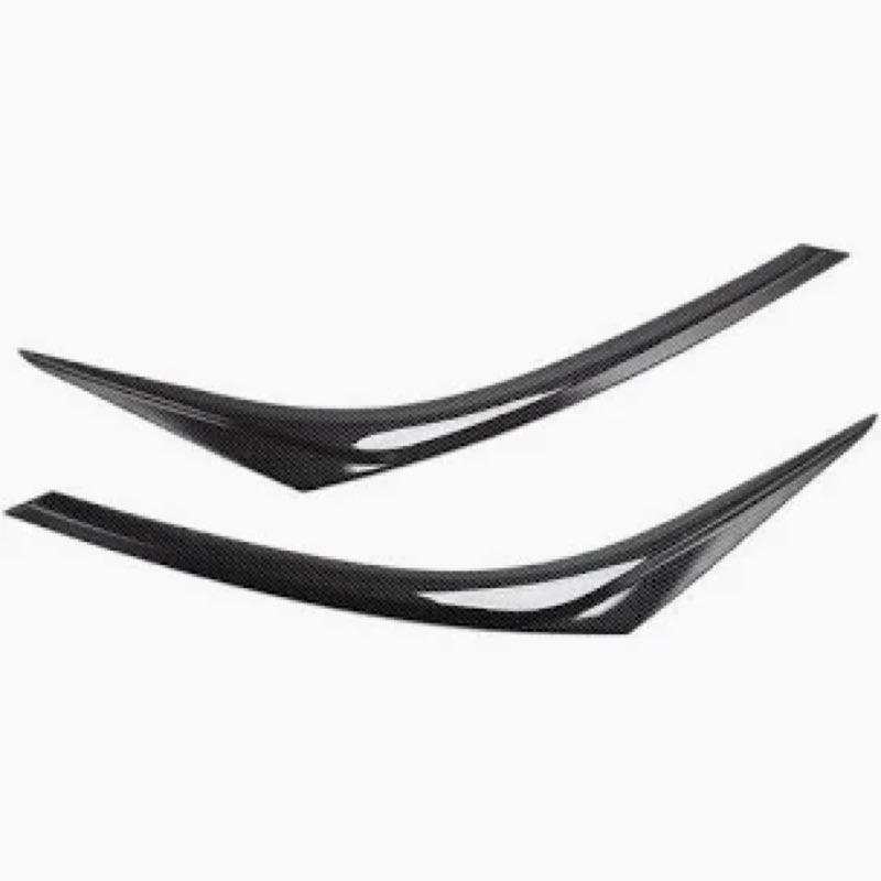 Jieosdin car accessories front headlight eyelid eyebrow edge cover trim for toyota c-hr 2017 2018 2019