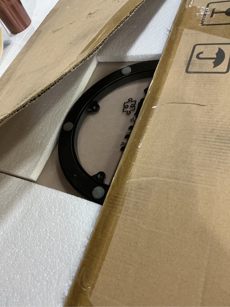 Condition photo showing Good Condition for ALL4JIG 1000 Pieces Rotating Puzzle Board with 6 Drawers and Cover,22"x30"Portable Wooden Jigsaw Puzzle Table for Adults,Lazy Susan Spinning Puzzle Boards Birthday Gift for mom Natural Wood-6 Drawers Small-1000pcs