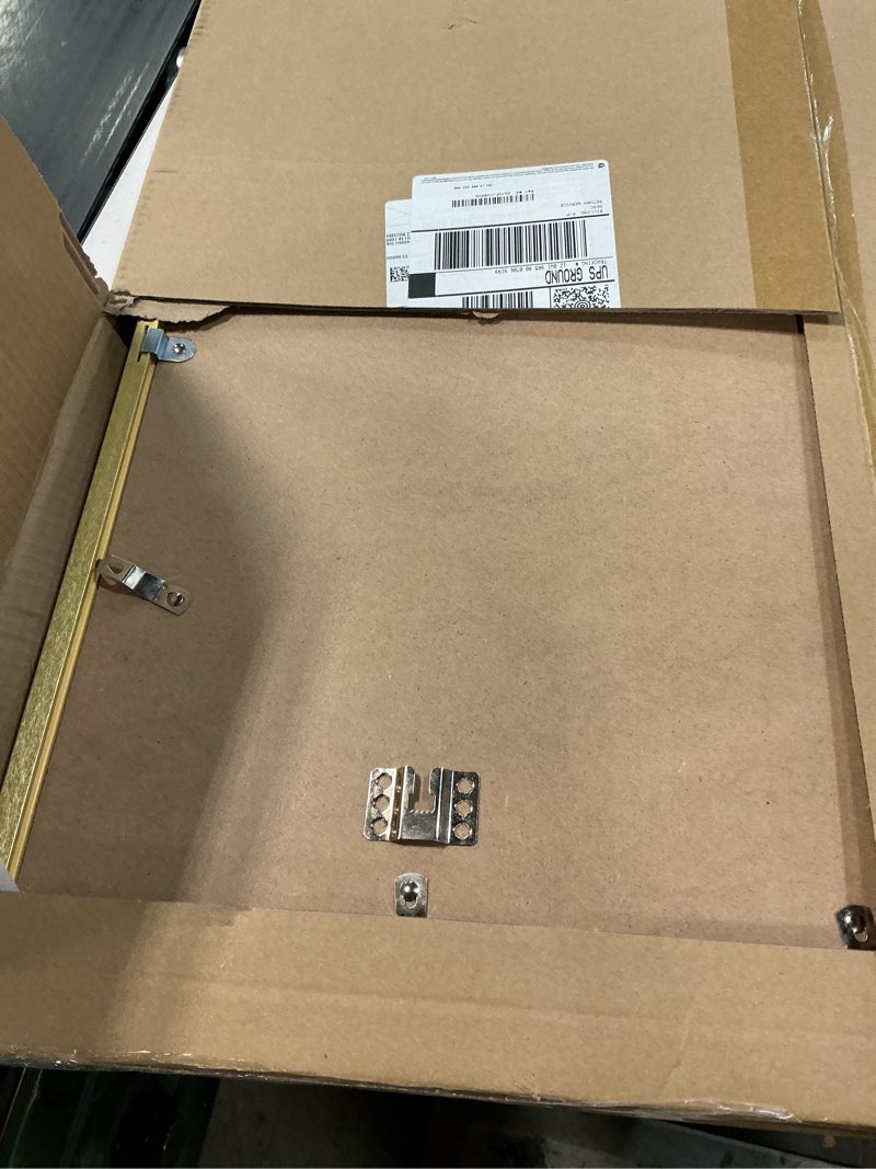 Condition photo showing Good Condition for upsimples 24x36 Poster Frame, Display Pictures 20x30 with Mat or 24x36 Without Mat, Wall Hanging Picture Frame, Gold, 1 Pack Gold 24x36