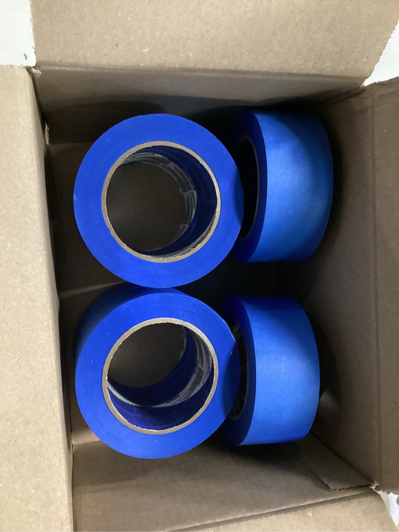 Condition photo showing New/Like New for scotchblue original multi-surface painters tape, 2 inch wide (1.88 in. x 60 yds), 6 rolls blue paint tape protects surfaces & removes easily, masking tape for indoor and outdoor use (2090-48tp6) 1 count (pack of 6) 6 rolls