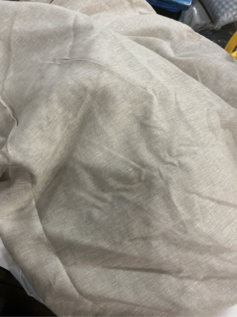 Condition photo showing Good Condition for quince, european linen room darkening curtain/one panel/96”x108”/sand