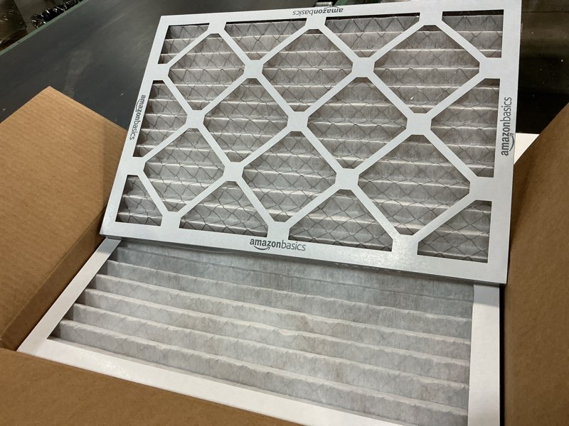 Condition photo showing Good Condition for amazon basics 14x20x1 air filter, merv 8 ac furnace filters, allergy control, electrostatic, removes dust pollen and lint, 6-pack (actual size: 13.75" x 19.75" x 0.75") 14x20x1 merv 8