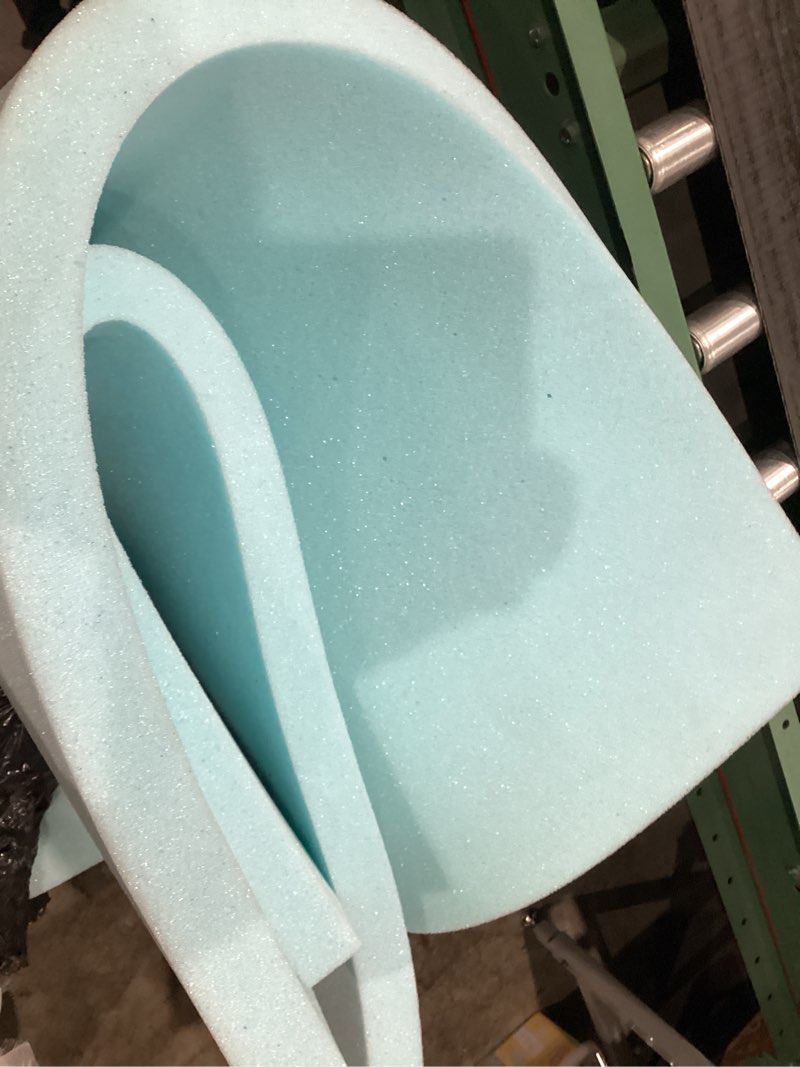 Condition photo showing As Is for 2-in d memory foam full mattress topper