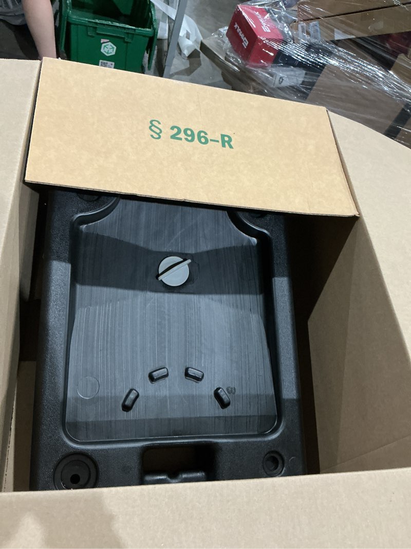 Condition photo showing Good Condition for chapin 78005 oil drain pan, 12?quart low?profile automotive drain container, recycled polymer construction, large splash?free target area & built?in carry handles for easy oil & coolant changes