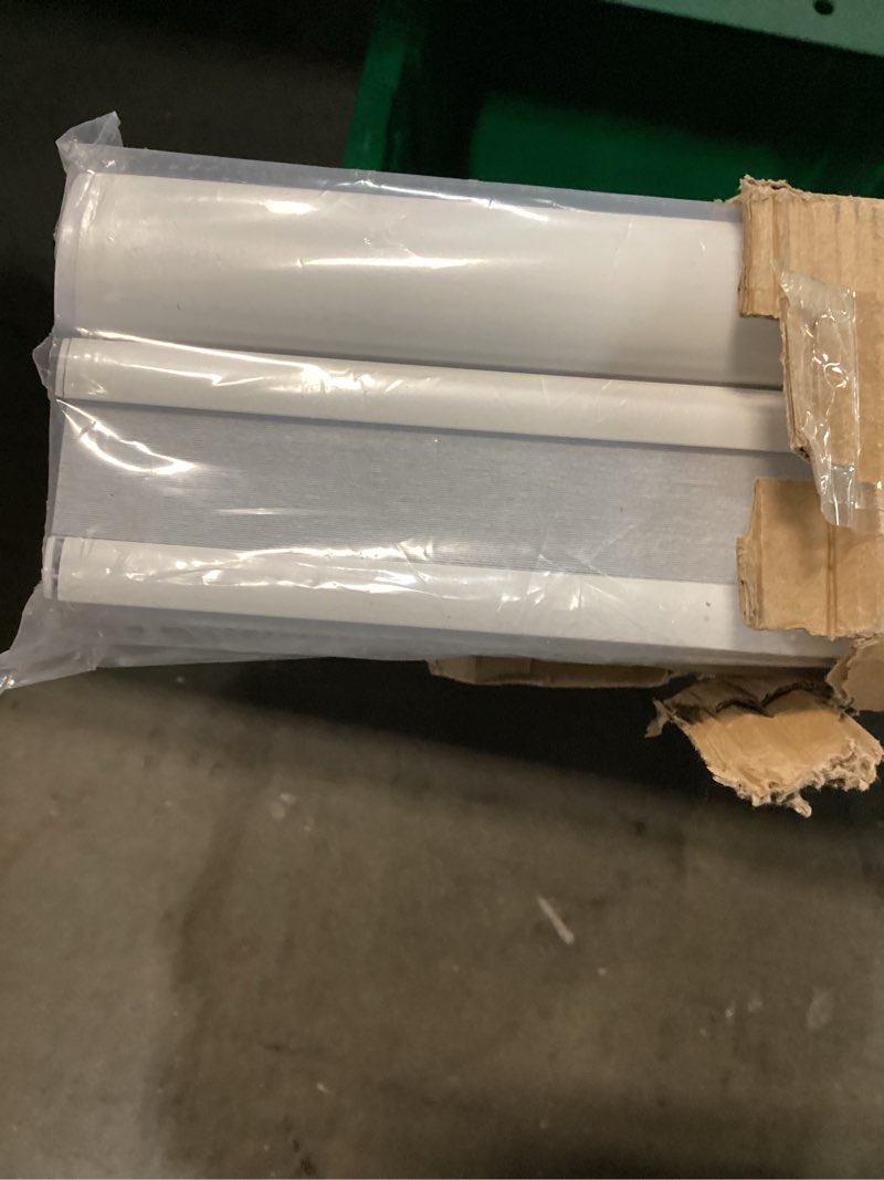 Condition photo showing New/Like New for Joydeco No Tools No Drill Blinds for Indoor Windows, Cordless Window Blinds Cellular Shades Top Down Bottom Up Blackout Honeycomb Blinds Thermal Insulated Noise Reduction (White, 55" W x 64" H) White 55"W x 64"H