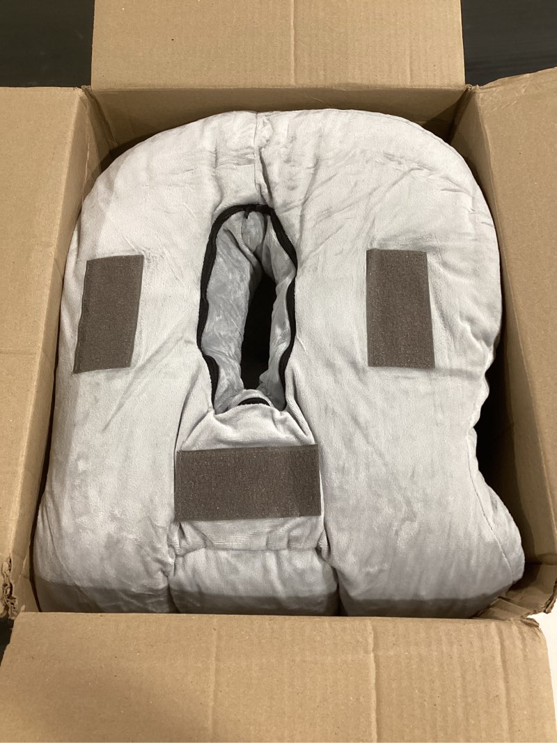 Condition photo showing As Is for HOMCA Face Down Pillow for Eye Surgery Recovery, Soft Support Stomach Sleeping Pillow with Adjustabl