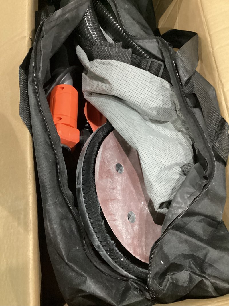 Condition photo showing As Is for Drywall Sander, 1000W Popcorn Ceiling Removal Tool, Automatic Drywall Sander with Vacuum Dust Collection, LED Light, 6 Variable Speed 800-2200RPM, Foldable & Extendable Handle,15Pcs Sanding Discs