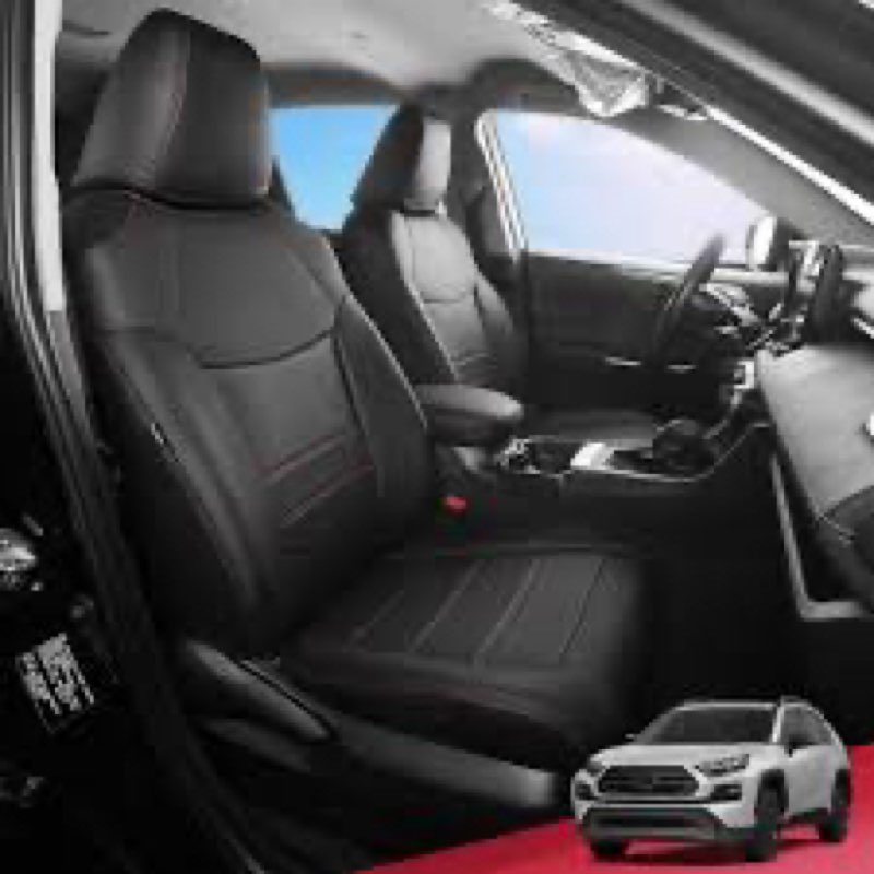 freesoo for toyota rav4 seat covers - custom fit seat covers for toyota rav4 2019-2024 2025 hybrid (