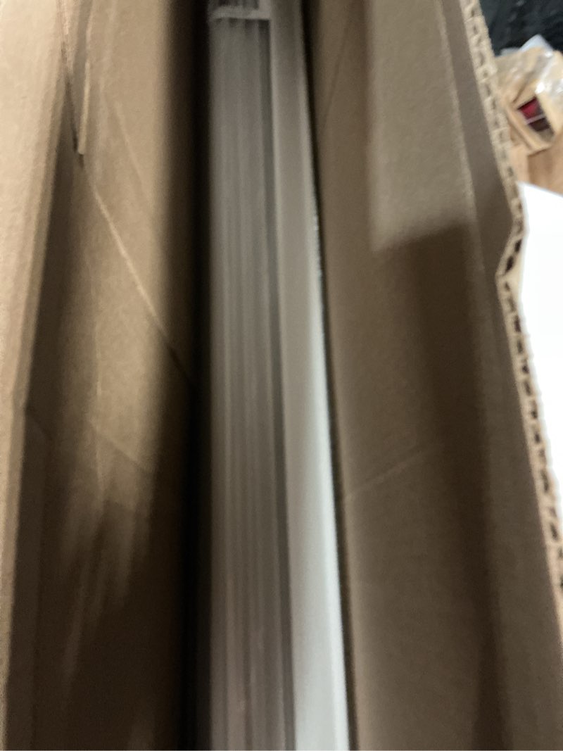 Condition photo showing New/Like New for m-d building products vinyl cinch® u-shape door bottom seal, slide-on weatherstripping draft stopper, easy to install, fits 36” x 1-3/4” doors, fills 3/8”- 3/4” gaps, 2 pack of 43336, white white 36 inch 2