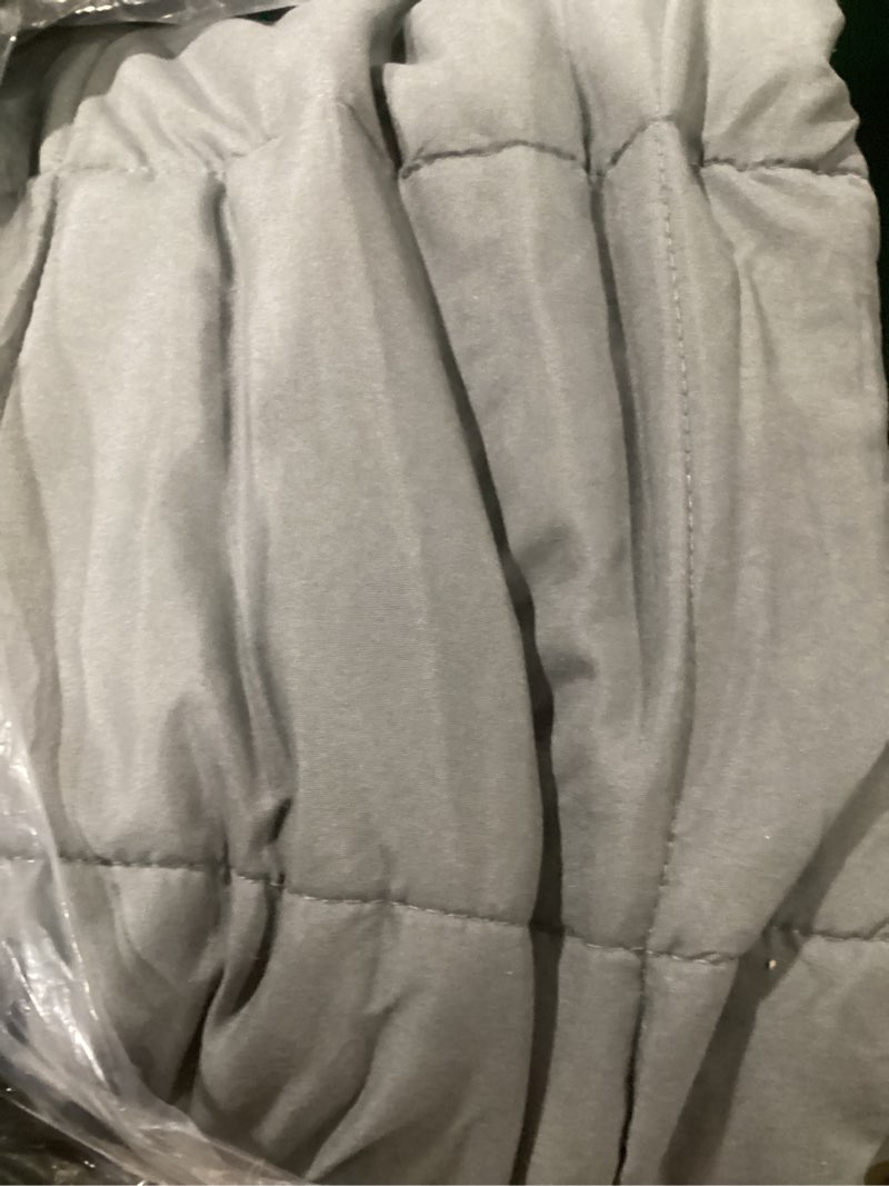 Condition photo showing Good Condition for weighted blankets for adults - 20lbs,60” x 80”queen size heavy blanket for sleeping, machine washable, soft and breathable cooling blanket with premium glass bead,all-season 60"x80" 20lbs dark grey
