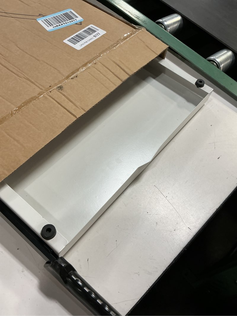 Condition photo showing As Is for guillotine paper cutter 18 inch - professional large paper heavy duty trimmer, steel base 12-sheet capacity for cardstock & photos, safety lock & self-sharpening blade for office, school, craft studio a3 white