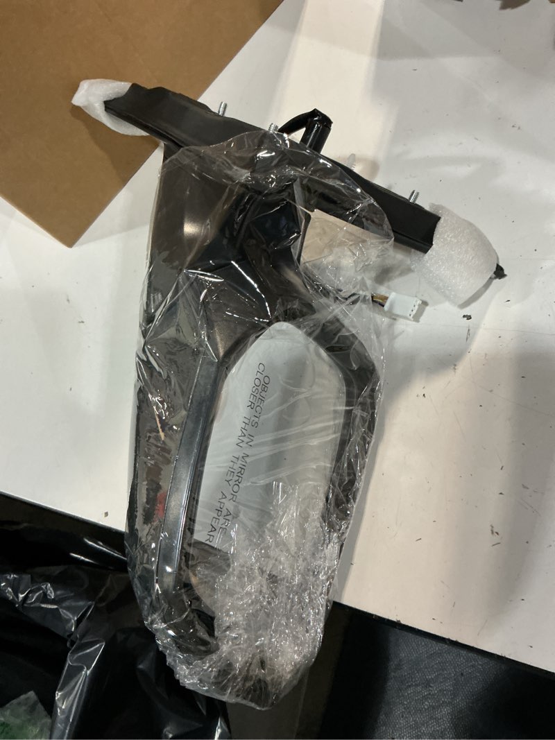 Condition photo showing Good Condition for passenger side mirror compatible with 2016 2017 2018 2019 2020 2021 honda civic coupe sedan hatchback,mirror with power glass,non-heated,manual folding(silvery) silvery right-3pins