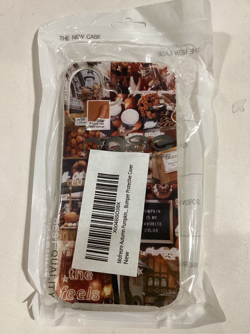 Autumn pumpkin protective bumper cover (unsure of what phone it fits)