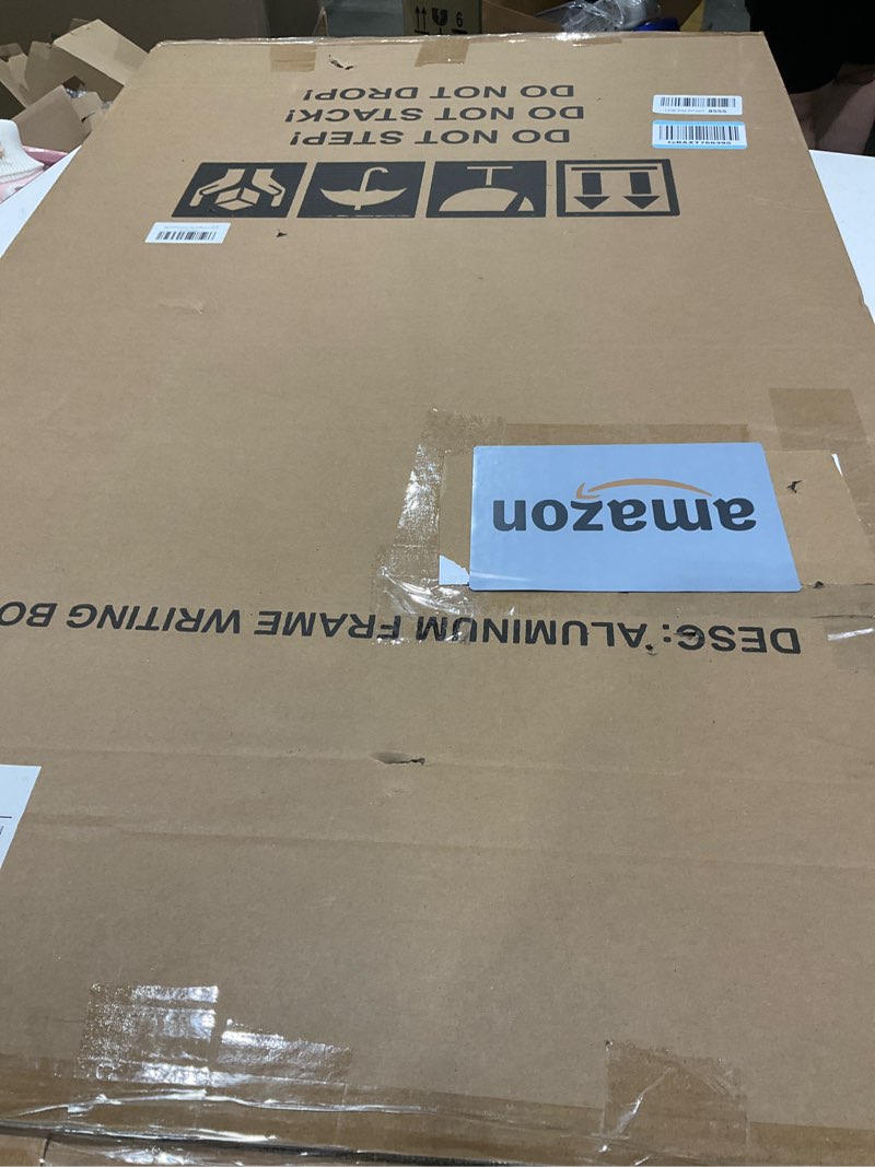 Condition photo showing Good Condition for Large Dry Erase White Board, 36'' x 24'', Wall Hanging Magnetic Whiteboard for Home Office School Kitchen, Black Aluminum Frame Black 36"W x 24"H