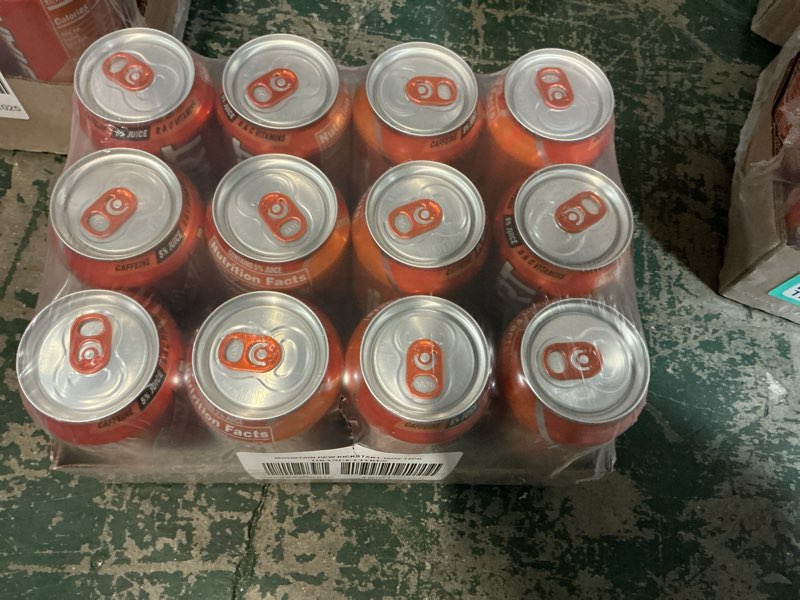 Condition photo showing New/Like New for  ( BBD : 10/01 /2025 ) Mountain Dew Kickstart, Orange Citrus, 92mg Caffeine, Vitamins B & C, 80 Calories, 5% Juice, 16 Fl Oz (Pack of 12) Orange Citrus 16 Fl Oz (Pack of 12)