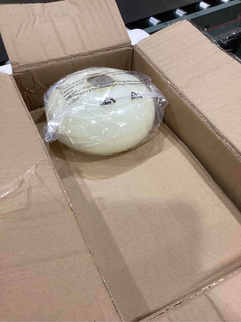 Condition photo showing As Is for KCO Lighting Brass Gold Wall Sconces Set of 2 Mid Century Glass Wall Sconces Set of Two Modern Globe Wall Light Round Wall Light Bedroom Fixtures 2 Pack Yellow-2PC