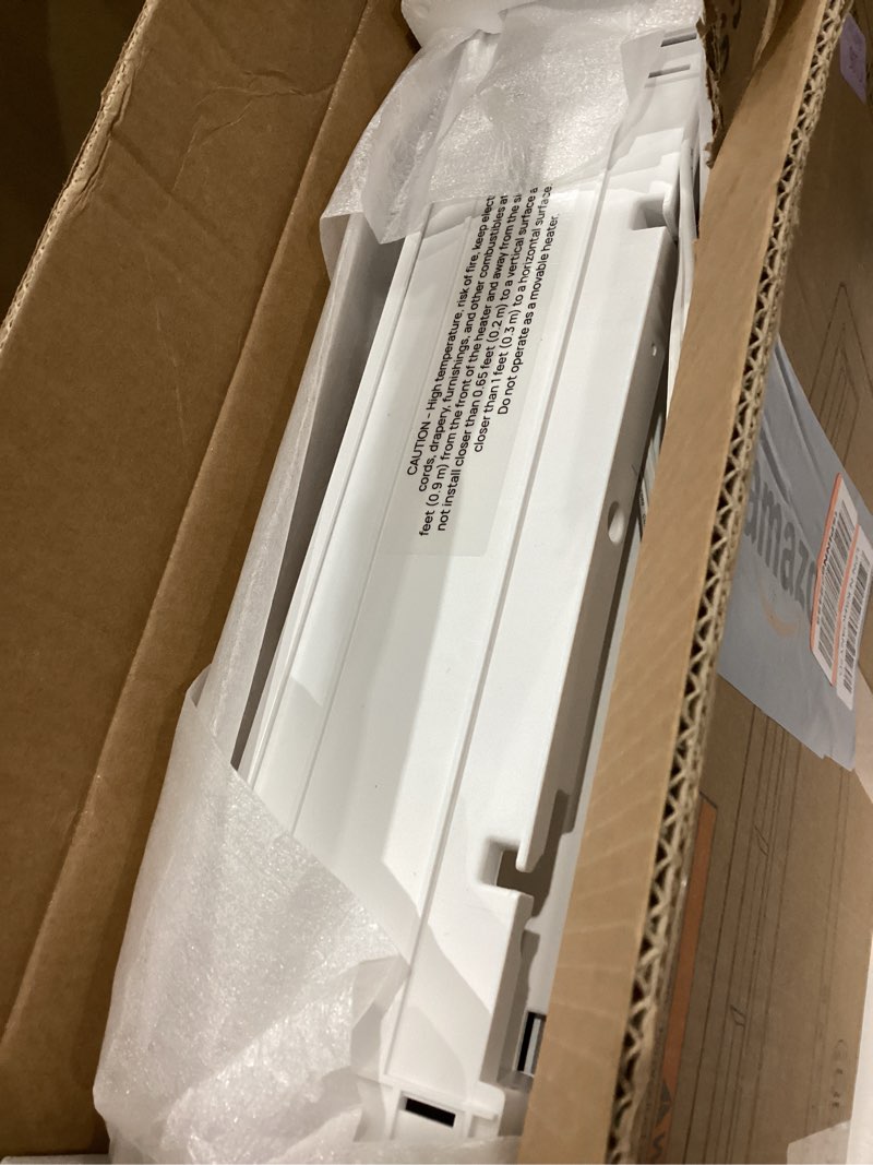 Condition photo showing Good Condition for dreo smart wall heater, electric space heater for bedroom 1500w, 120° vertical oscillation, adjustable thermostat, remote control, 24h timer, easy-mount heater for indoor use, works with alexa, wh719s white standard