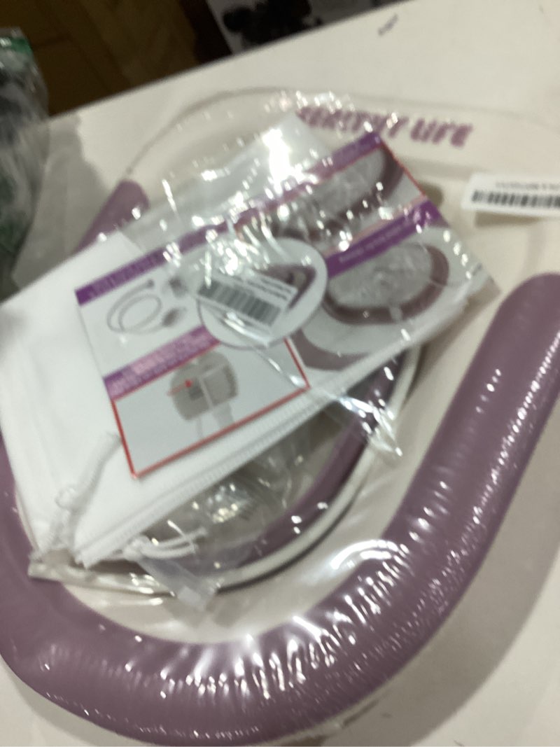 Condition photo showing Good Condition for electric sitz bath, unisex foldable sitz bath for toilet seats, sitz bath for postpartum care and hemorrhoids, non-slip & high water flow (purple)
