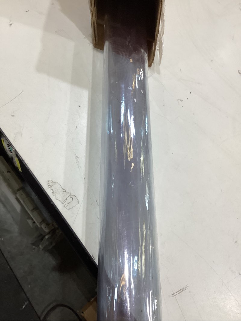 Condition photo showing Good Condition for farm plastic supply - clear vinyl sheeting - 15 mil - (4'6" x 3.5') - vinyl plastic sheeting 4' 6" x 3.5'