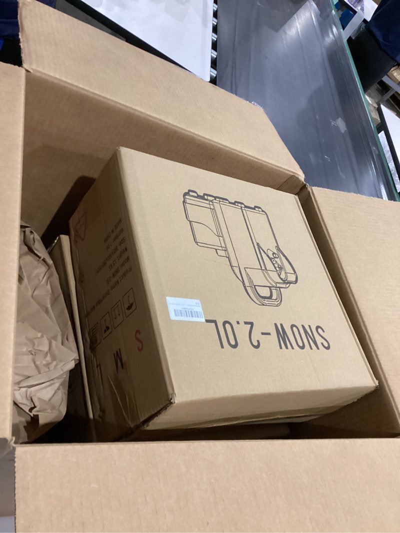 Adjustable 900W Snow Machine, 70% Quieter Indoor Artificial Snow Maker with Dual Pump, Portable Snow