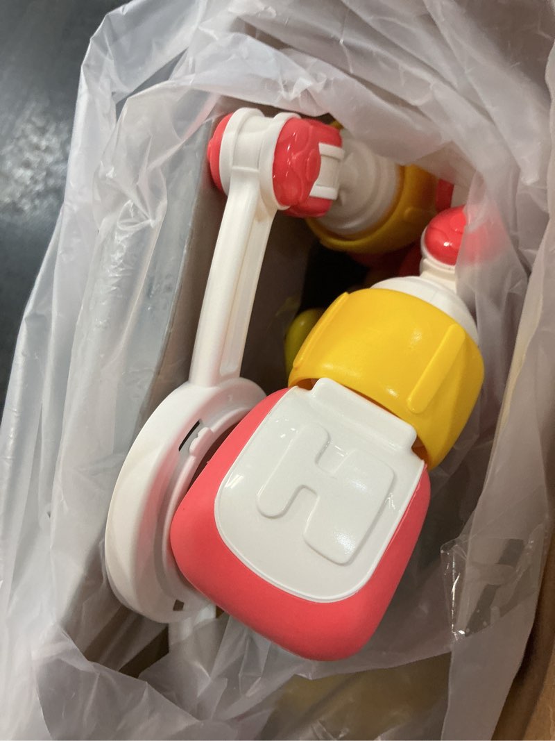 Condition photo showing New/Like New for gonino baby stroller arch toy, musical car seat toys for babies 0-6 months girl, adjustable crib mobile with hanging toys for bassinet & bouncer, space newborn toy with lights, baby girl gifts pink