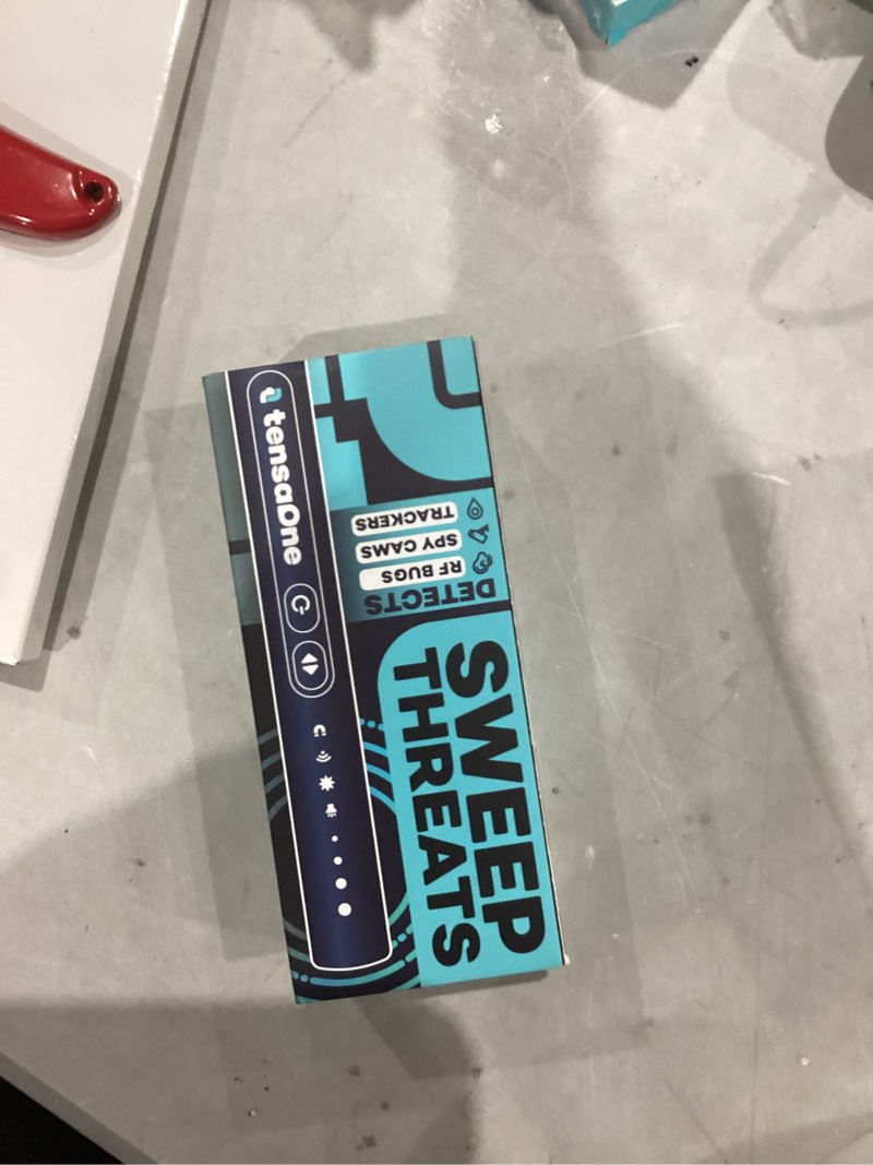 Condition photo showing Good Condition for TensaOne Hidden Camera Detectors – Mini Security Device for Audio Video Wireless Threats, Hotel Safety, Home Privacy and GPS Tracker Detection, Pen RF Spy Cam Voice Recorder Bug Finder for Travelers Black/Black