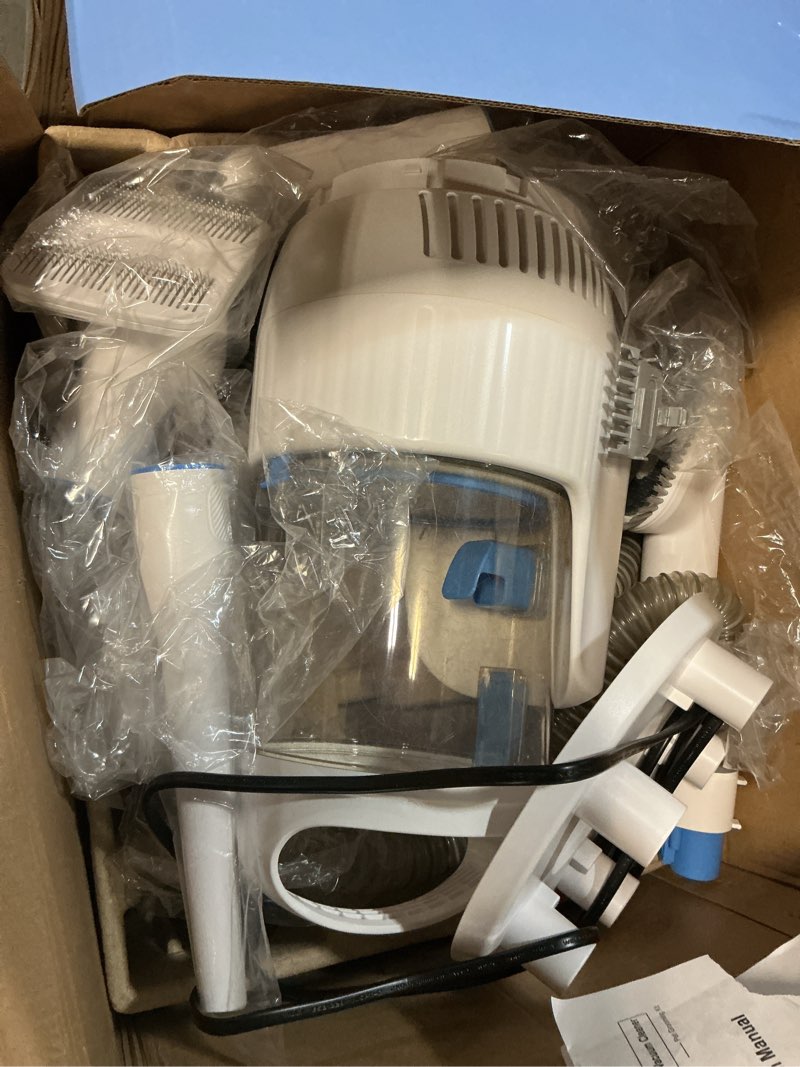 Condition photo showing As Is for petmolico pet grooming vacuum set for dog 13000pa suction dog vacuum grooming kit with 2.8l large cup for shedding grooming include 4 hair clipper combs