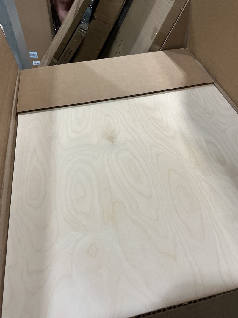 Condition photo showing Good Condition for washer dryer countertop, laundry room organization and storage, 27.6" x 54" wood laundry countertop for washer and dryer, natural 1-tier oak