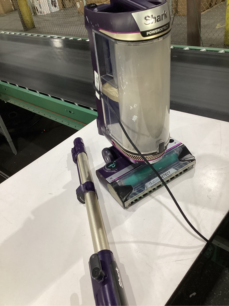 Condition photo showing As Is for ( USED, NOT TESTED) Shark POWERDETECT Upright Vacuum Cleaner with HEPA Filter, Heavy Duty Vacuum with Powerful Suction for Pet Hair Pickup, DuoClean Technology, Powered Lift-Away, Ideal for Carpets & Hardfloors, AZ4002 PowerDetect w/ Odor Neutralizer