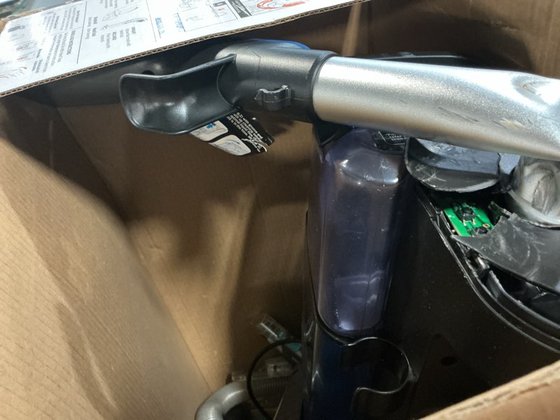 Condition photo showing As Is for shark carpetxpert hairpro | upright carpet, area rug & upholstery cleaner | stainstriker handheld tough stain remover & onboard self clean | pet hair pickup & odor removal | 5 tools | navy | ex304 hairpro + stainstriker + 7" tool
