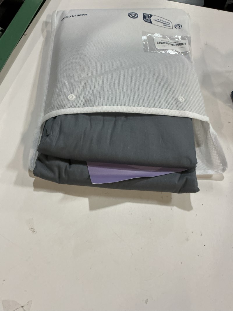 Condition photo showing Good Condition for YnM Exclusive Cotton Duvet Cover for Weighted Blankets with 16 Strings (Dark Grey, 60"x 80") 60''x80'' Duvet Cover Cotton Removable Cover Dark Grey