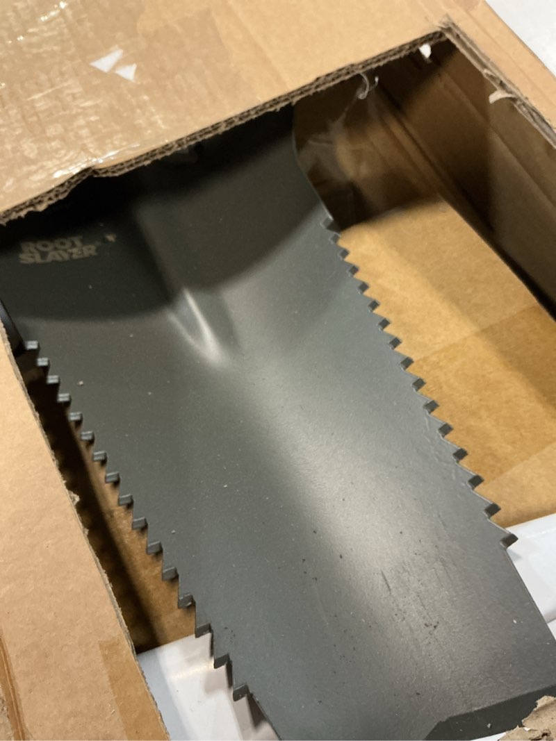 Condition photo showing Good Condition for root slayer 22011 garden shovel with serrated blade for digging and root cutting, heavy duty steel s