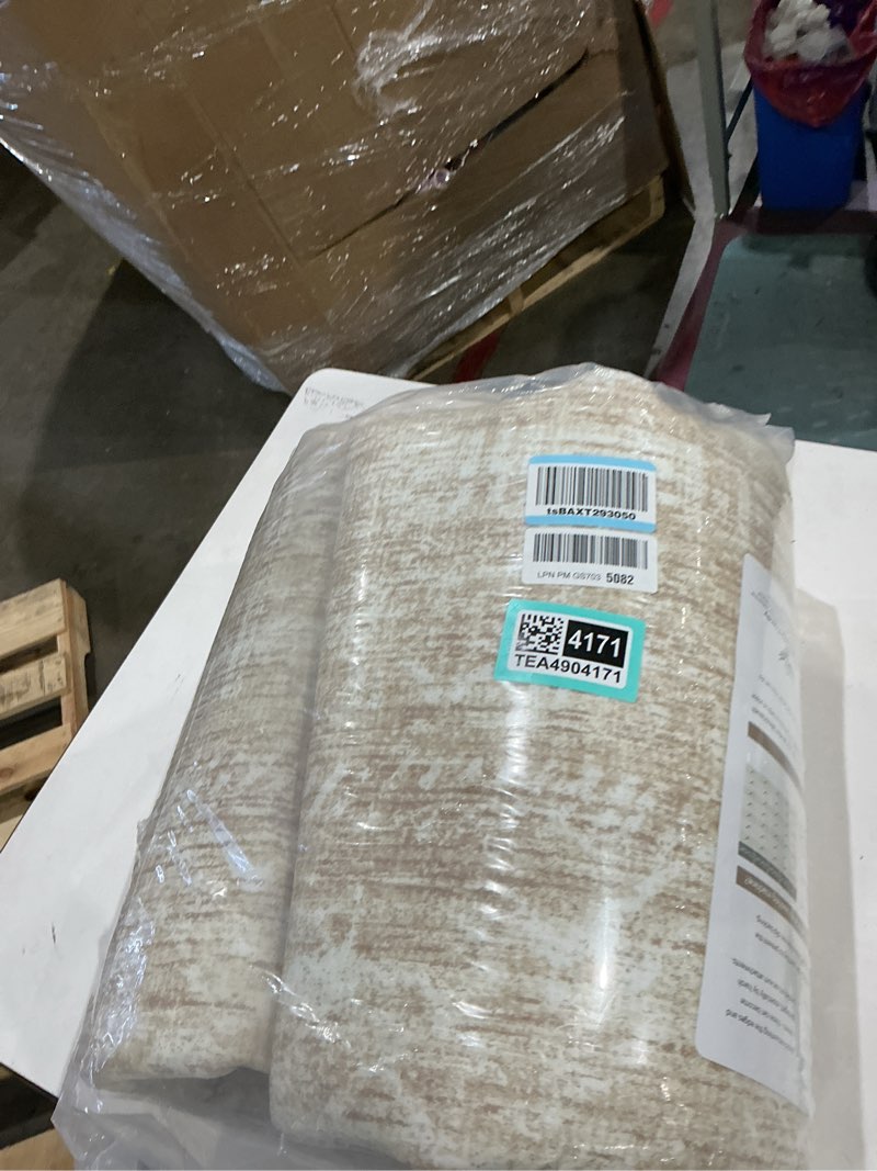 Condition photo showing New/Like New for washable rug 8x10 area rugs: modern geometric rugs for living room non slip soft low pile moroccan indoor carpet for bedroom nursery dining room home office children's room (beige, 8'x10') beige 8' x 10' (rectangular)